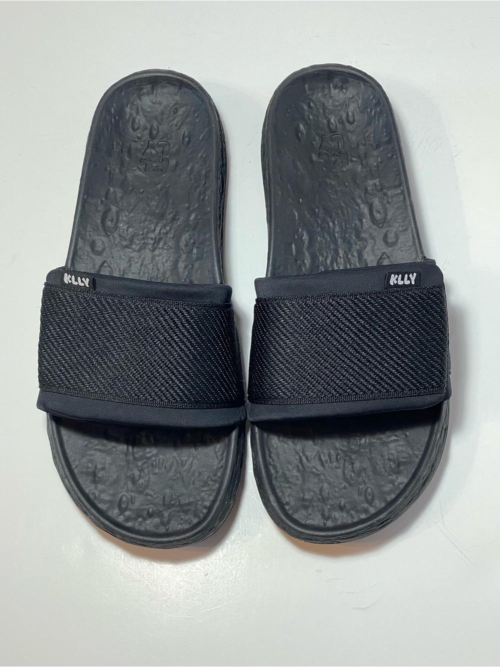 KLLY Black Apollo Adjustable Slide Sandals Men’s 12